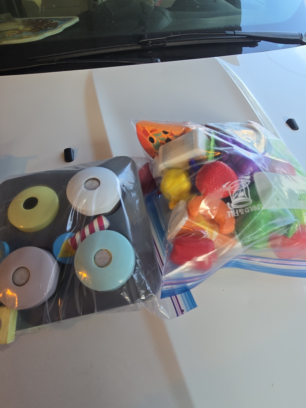 Melissa & Doug Colorful Play Food Toy Set, Pancake Set, Donuts & Assorted Fruits